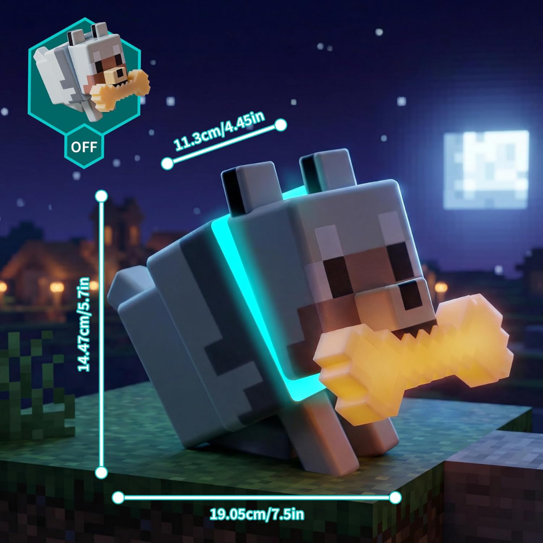 Blockwolf: touch-control gamer lamp